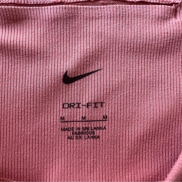 Nike Women's Size Md One Luxe Ribbed Leggings Pants Madder Root DV0049-827 - Picture 3 of 6